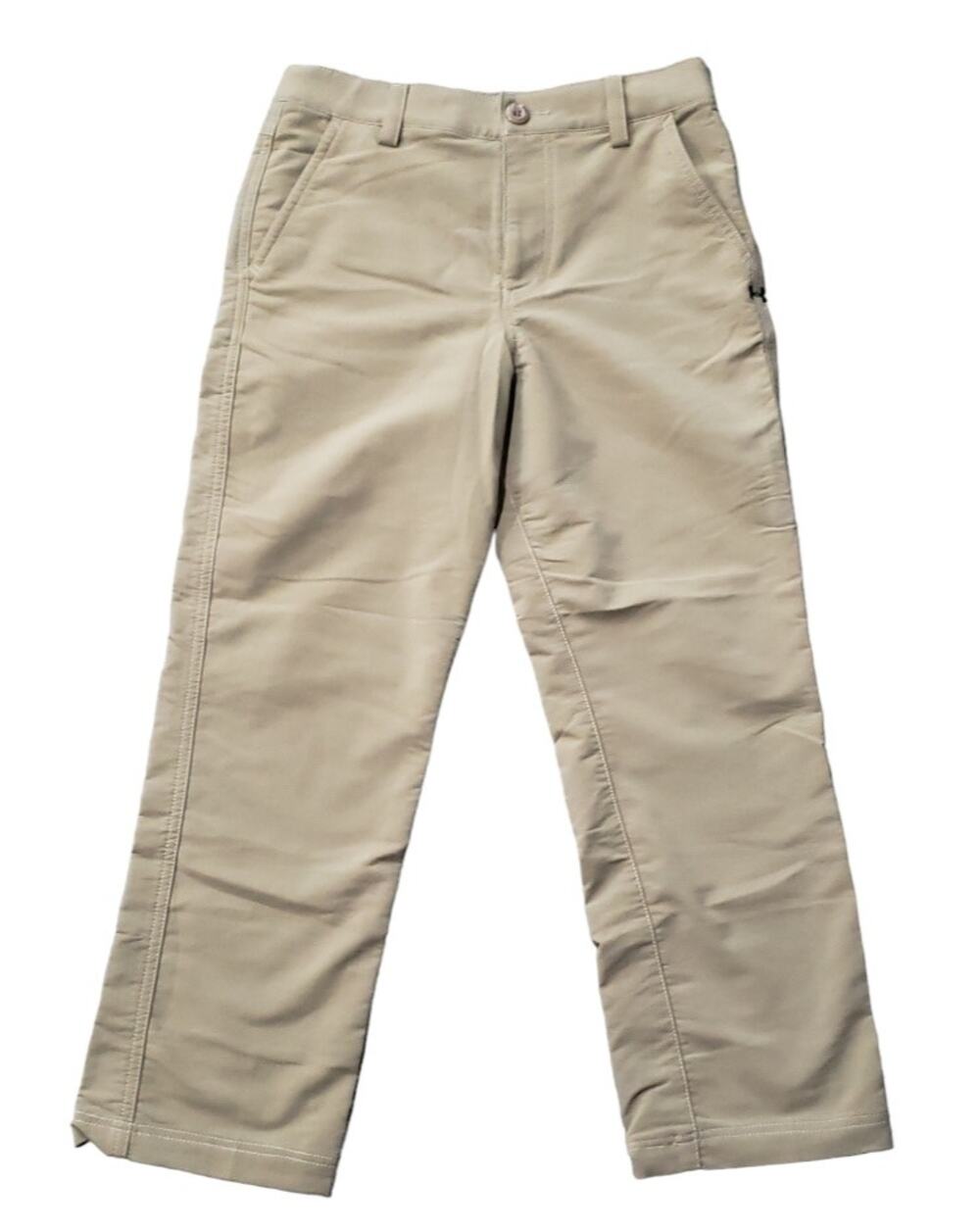 Under Armour Khaki / Tan Adjustable Waist Pants | Size Junior Medium